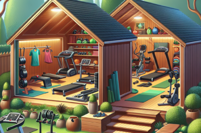 Custom High End Home Gym Sheds For Parents